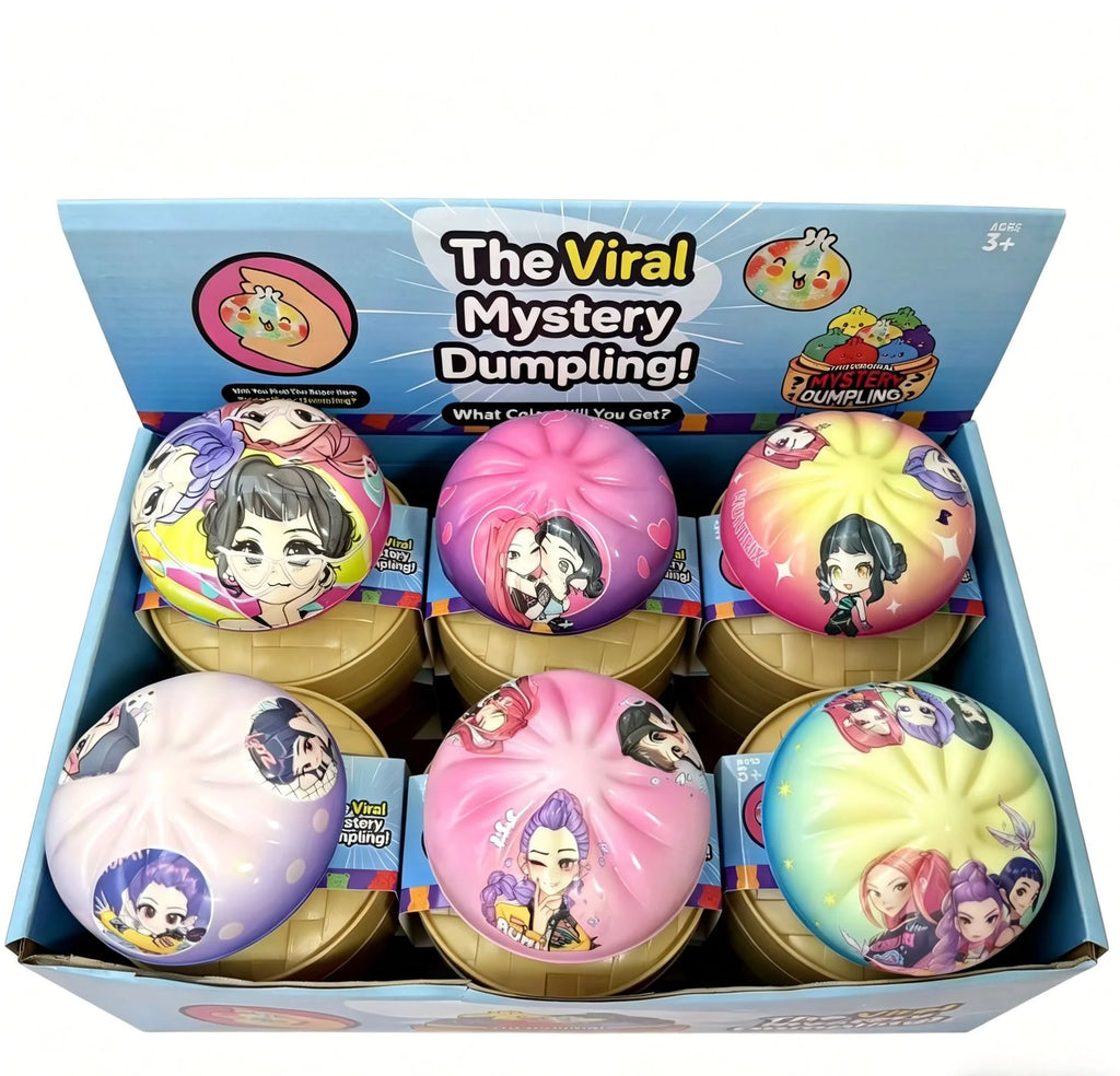 2026PU  Squishy Dumpling decompression toy dumpling shaped inspired by cartoons movies stress squeeze toy office accessories