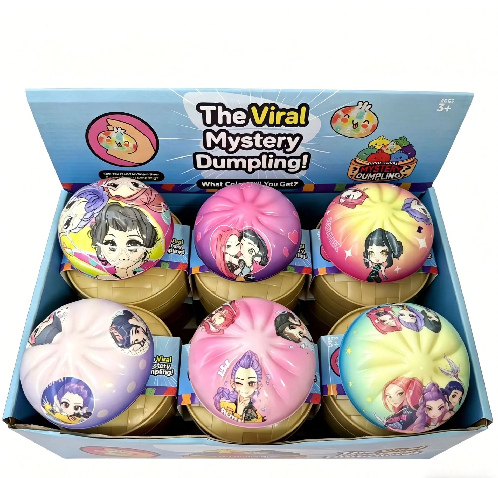 2026PU  Squishy Dumpling decompression toy dumpling shaped inspired by cartoons movies stress squeeze toy office accessories