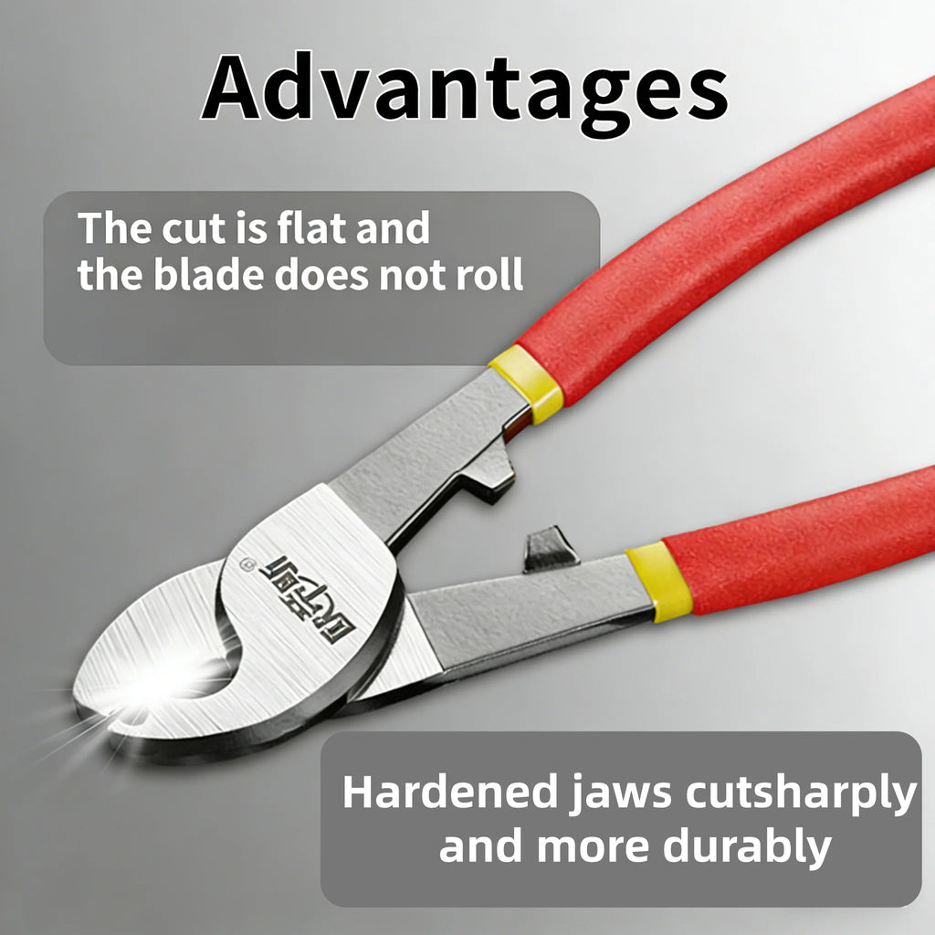 6/8/10 Inch Industrial-grade Dipped Plastic Insulated Cable Cutter Professional-Grade Crimping Pliers Multifunction Hand Tools