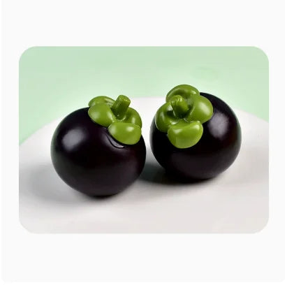 Creative Mangosteen Squishy Fidget Toy Building Block Filling No Rebound Squeeze Toy ASMR Sensory Anti Stress Toys for Adults