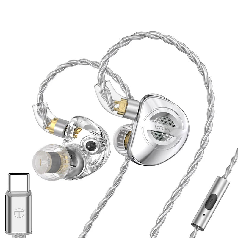 TRN-MT4 Pro Earphone Lucky Bag 2DD Earphone Wired Included V90pro+FZFT1+ FZmax+FZZS1+ STM+ST1 Earphone Lucky Bag ABC