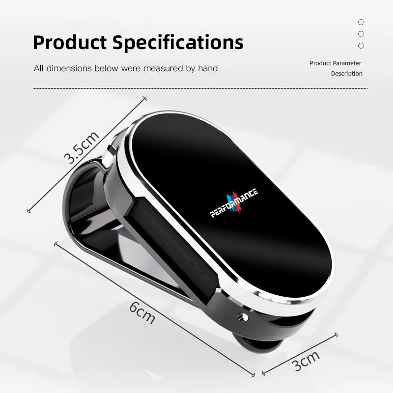1Pcs Car Sun Visor Glasses Storage Clip Sunglasses Holder For BMW X1 X2 X3 X5 X4 X6 X7 G30 G20 G32 G11 G12 F40 F30 F20 F10 F34