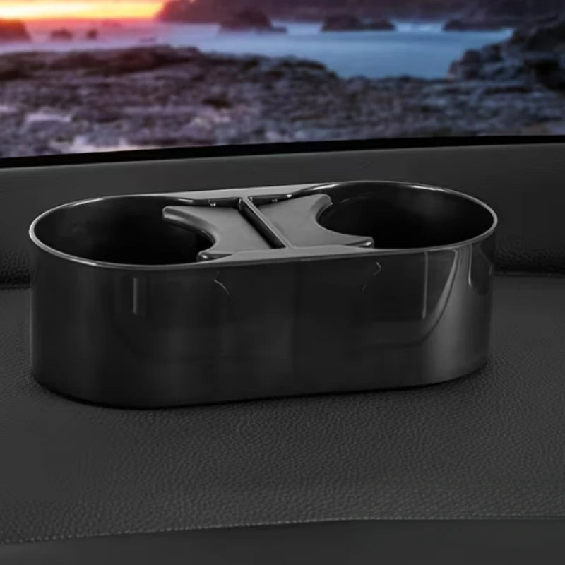 1 pc Car Cup Holder, Multifunctional Car Dashboard Storage Box, Extra Large, Thick, and Durable