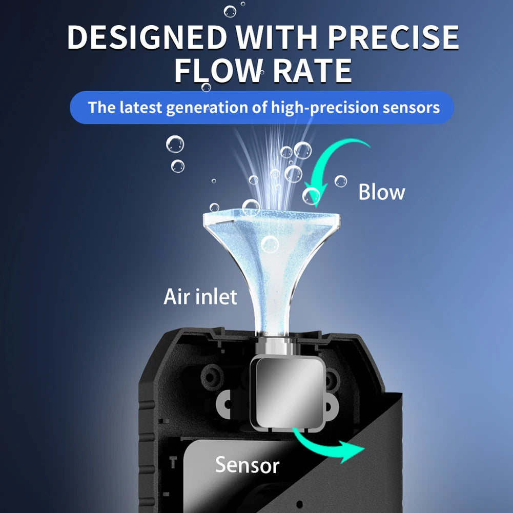 Digital Handheld  Analyzer Accurate  Detector Alcoholometer Drunk Driving Analyzer for Personal & Professional Use