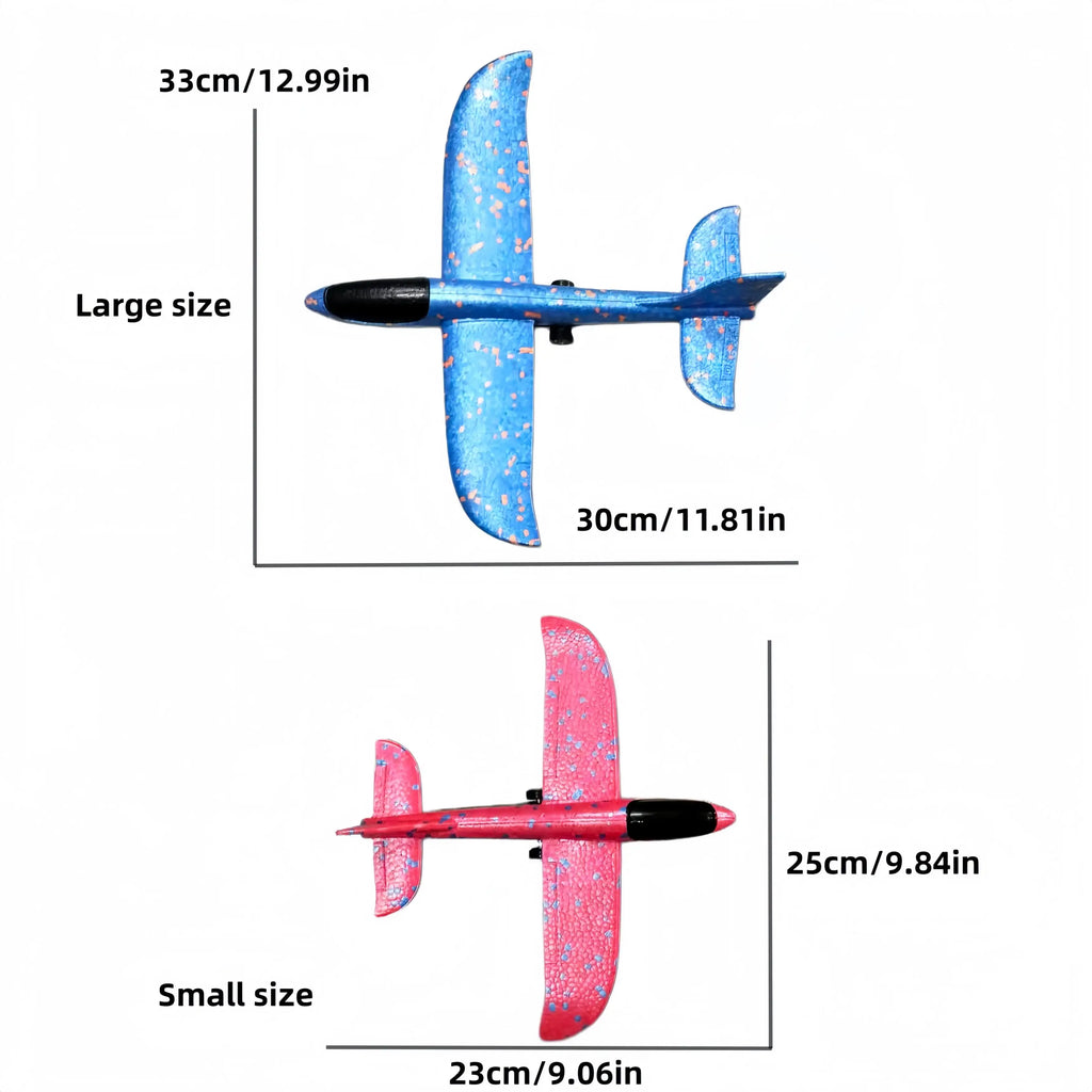 Foam Glider Hand Throwing Aircraft Toys Outdoor Boy Large Model Glider Outdoor Essential Gift