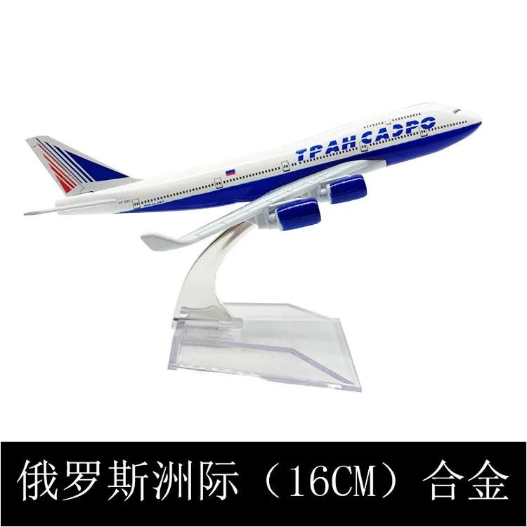 Aeroflot Model Plane Series 16cm Russian Airlines scale aircraft Siberia S7 Airplane Model Metal A320 /A330/A350/Mc-21 Plane Toy