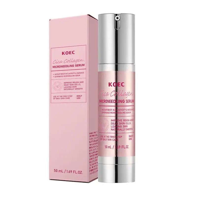 Korean Microneedle Essence Desalination Fine Lines Spots Collagen Solution Reverse Aging Recombinant Improves Rough Texture 50ml