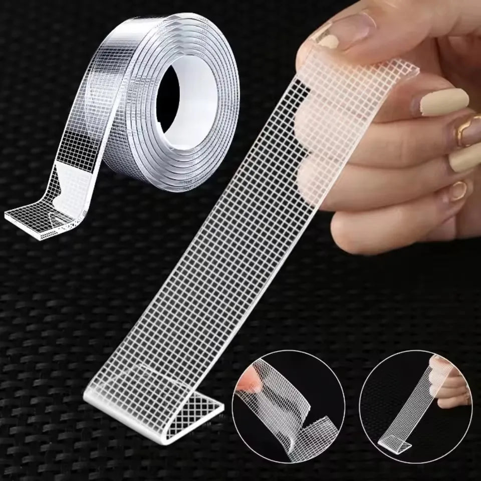 Heavy Duty Nano Tape Double Sided Transparent Waterproof Adhesive Tape Removable Strong Sticky Mounting Tape for Home Office