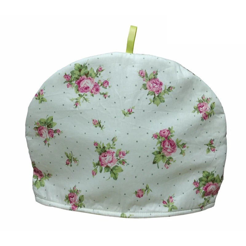 Househeld Teapot Keep Warm Cover Fabric Art Fragment Flower Cotton Dust Cover Anti-scald Cup Kettle Thermal Insulation Cover
