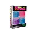 4 Pack NeeDoh Nice Ice Baby Teenie Squishy Ice Cube Toys Cool Cats Set Super Soft Squish Stress Relief Fidget Toys ADHD Sensory