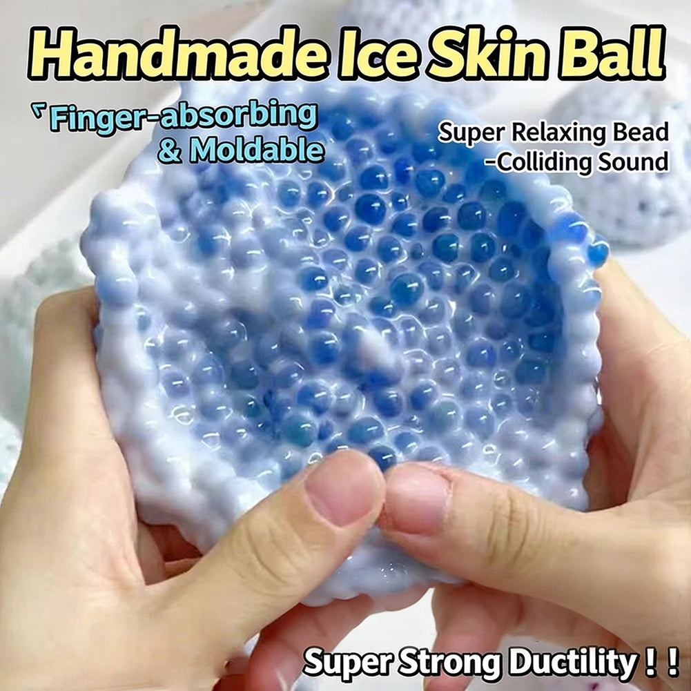 Crunchy Squishies Stress Ball Sensory Anti-Stress Fidget Toys for Anxiety Relief Soft Shapeable Squeeze Balls for Home Office