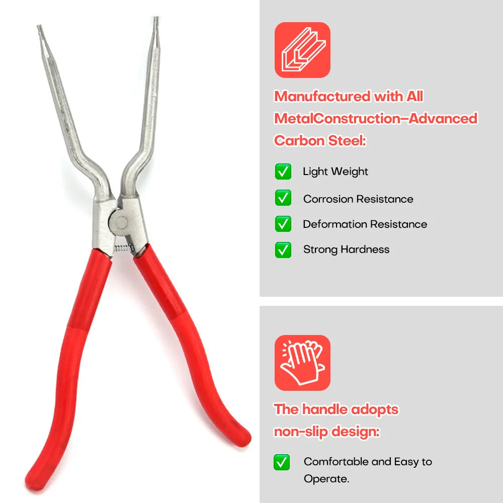 Washing Machine Spring Expansion Tool Spring Clamp Pliers Hand Tool Effortless for Remove & Install Inner Outer Tub Seal Clamp