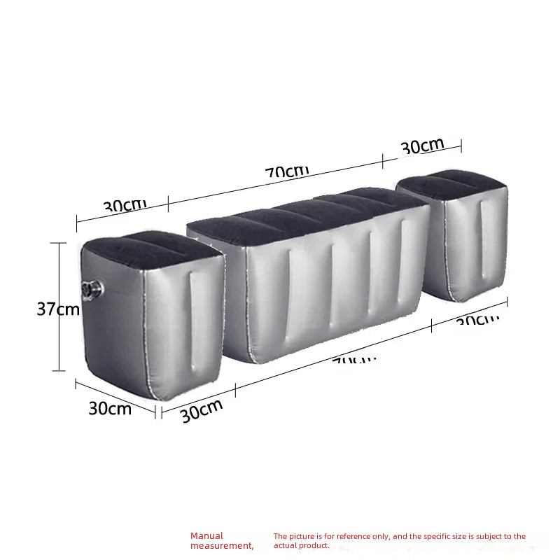 Inflatable Car Bed For Travel Suitable For Sedans Suvs Business Vehicles Rear Seat Sleeping Pad Footrest Filling Pad