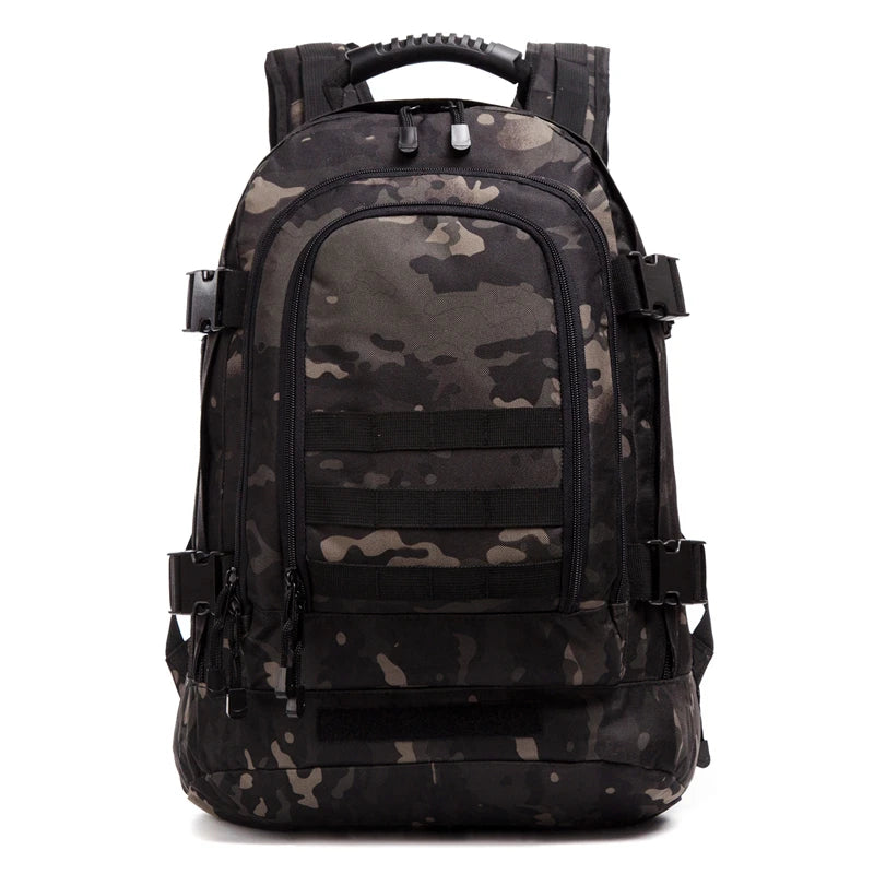 60L Military Tactical Backpack for Men Army Expandable 3 Day Assault Pack Molle Bug Out Bag for Camping Hiking Rucksack Fishing