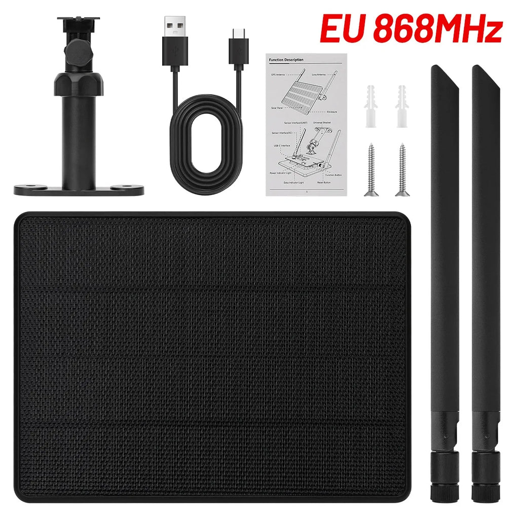 ELECROW Solar Powered LoRa Node ThinkNode M6 Repeater for LoRa Meshtastic Meshcore with GPS NRF52840 SX1262 7000mAh Battery