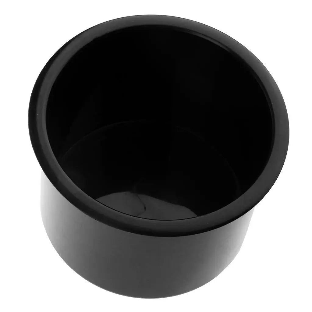 Car Recessed Cup Holder for Boats, RVs, Cars, Trucks, Sofas, Game Table Pockets and More (Black, 82mm)