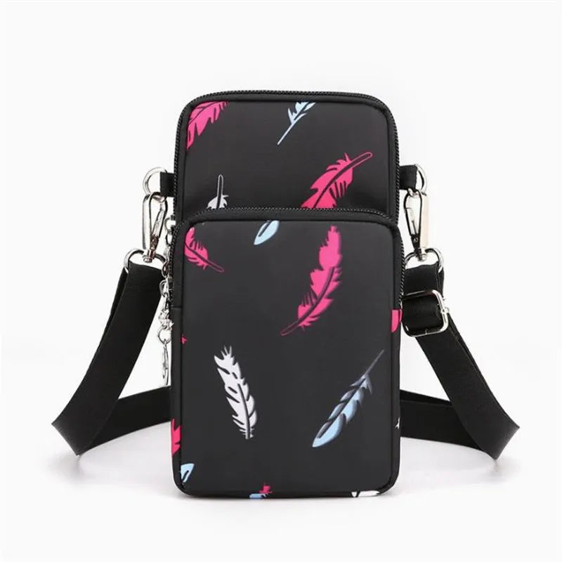 Stylish Beige Multi Pocket Crossbody Sling Bag Lightweight Phone Purse with Adjustable Strap Shoulder Bag for Women Everyday Use