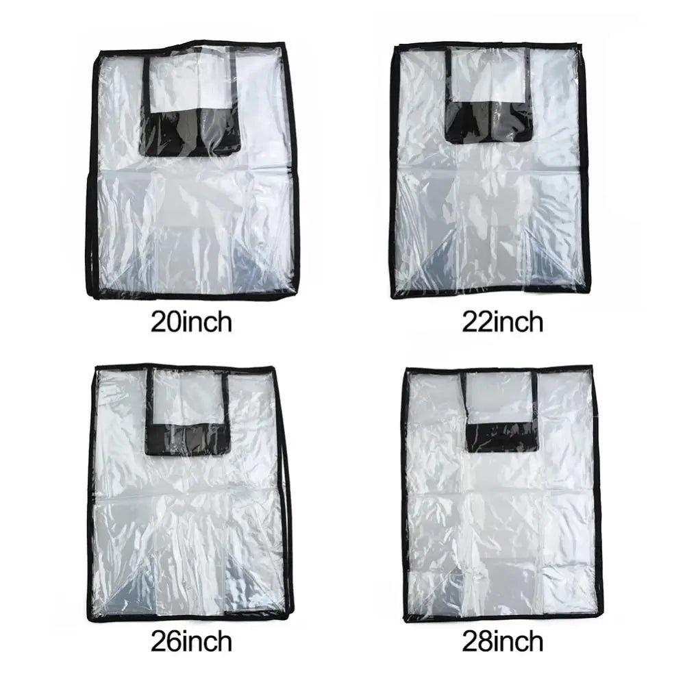 New Travel Luggage Protector Case PVC Transparent Baggage Cover Durable Waterproof Suitcase Protective Cover