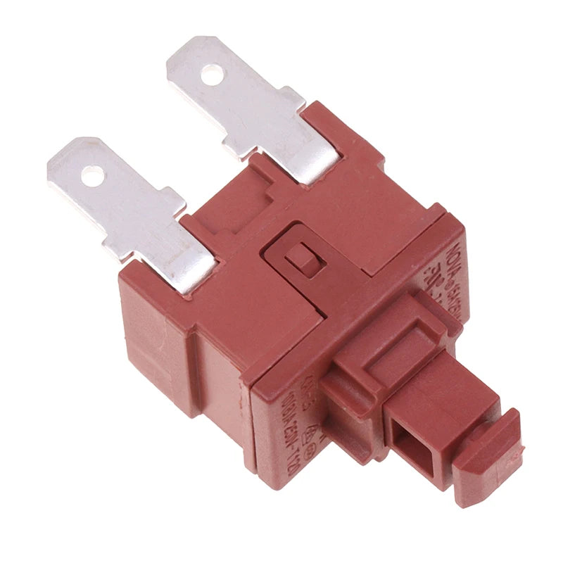 KAN-L5 2Pin Self-lock Key Switch Water Heater Vacuum Cleaner Switch 7.5A 250VAC Button Power Switch Lock Switch