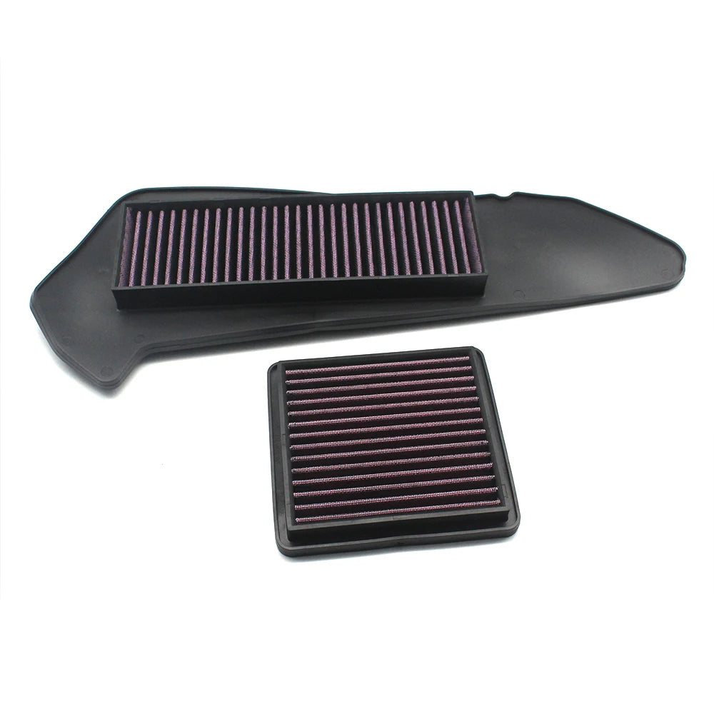 Pokhaomin Motorcycle Air Intake Cleaner Engine Protect Air Cleaner Filter For Yamaha XMAX 250 300 X MAX 300