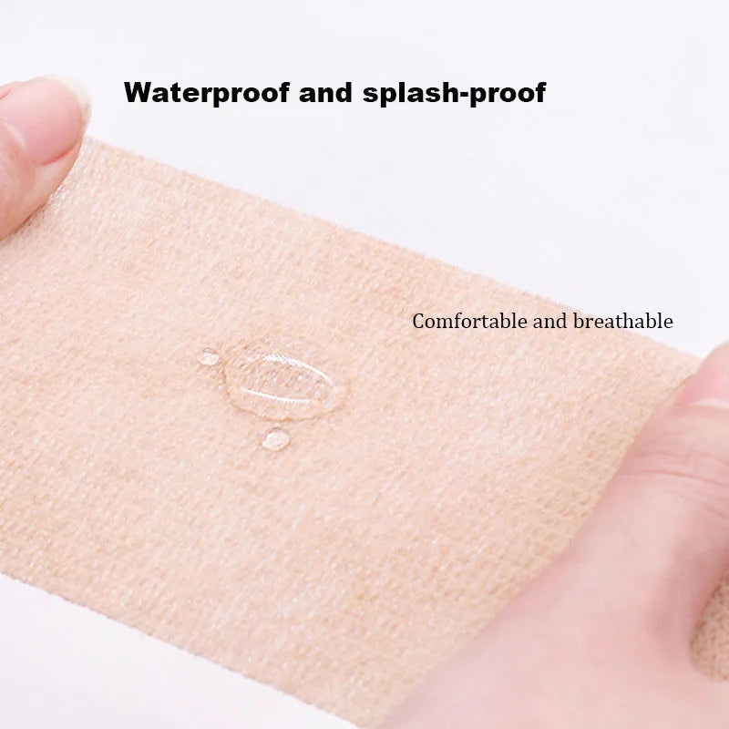 10 Rolls Adhesive Bandage Skin Elastic Breathable Sports Non-woven Wrap Finger Tape For Wrist Ankle First Aid Sports Bandage