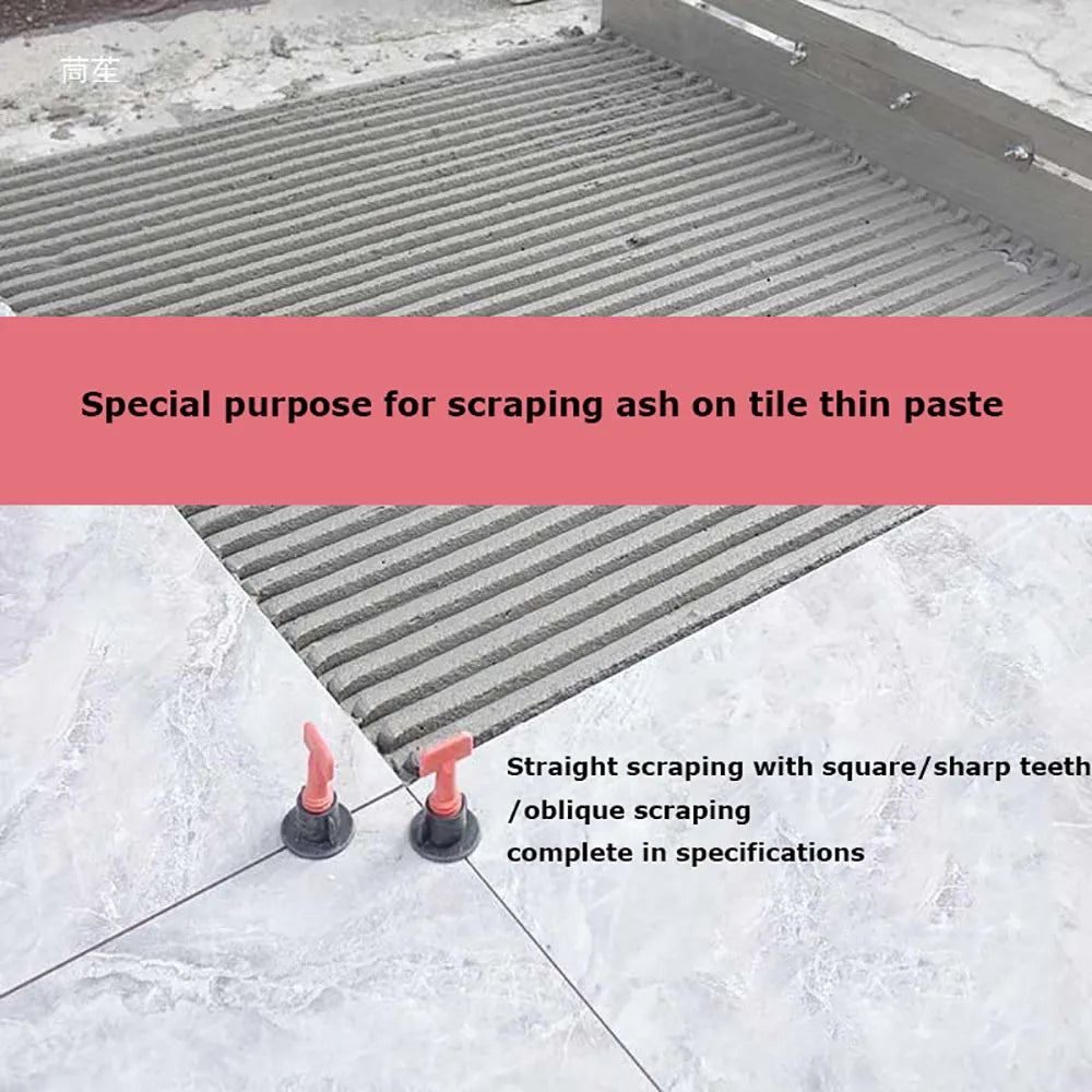 For Fast and Equal Application of Adhesive on the Floor 400-800mm Adjustable Notched Trowel Mortar Comb