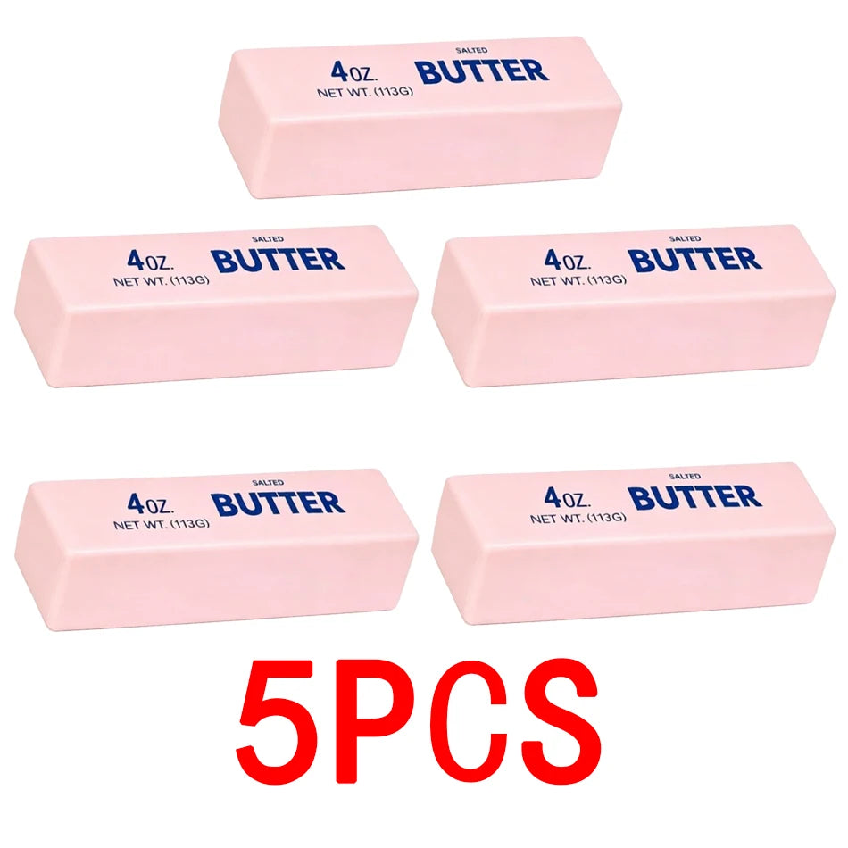 3 Styles Squishy Toy Butter Stick  Slow Rising Squeeze Toy Butter Bar Brick Fidget Toy Anti Stress Release Hand Relax Gift