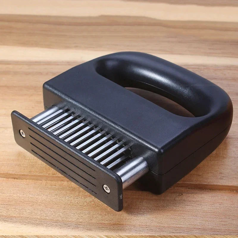1PC Retractable Stainless Steel Meat Needle Softener Tenderizer Kitchen Cooking Steak Hammer Pounder Tools Meat Beater