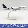 20CM Diecast Metal Alloy Airplane Model Toy For A320 Latam Airways of Chile Aircraft Plane with Landing Gears Toy For Collectio