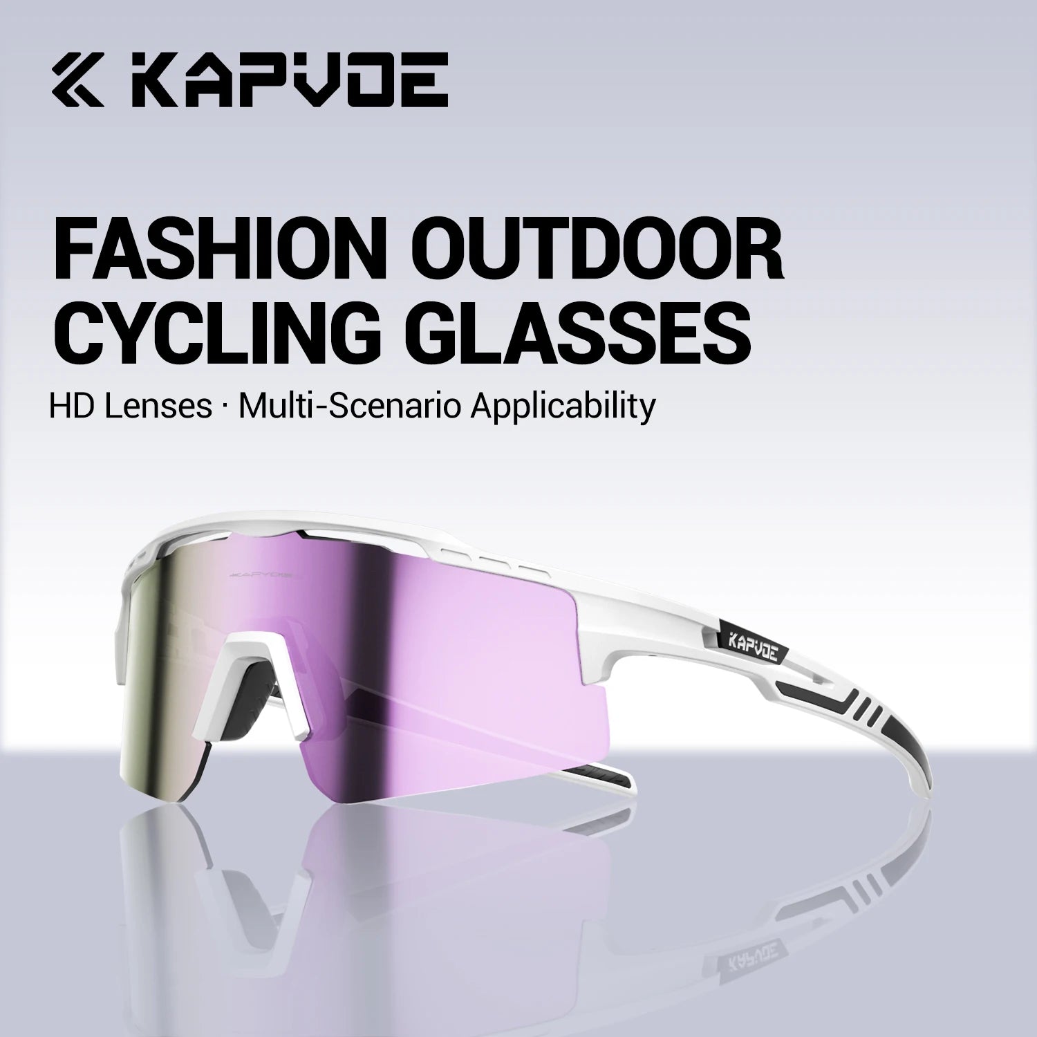KAPVOE HD UV400 Hiking Cycling Sunglasses Outdoor Sports Hiking and Camping Glasses Waterproof Stylish Driving Sunglasses Unisex