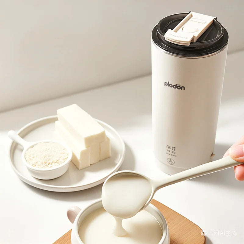 300ml Mini Soy Milk Machine Electric Juicer Blender Multifunctional Wall Breaking Machine Soybean Milk Maker Breakfast Machine