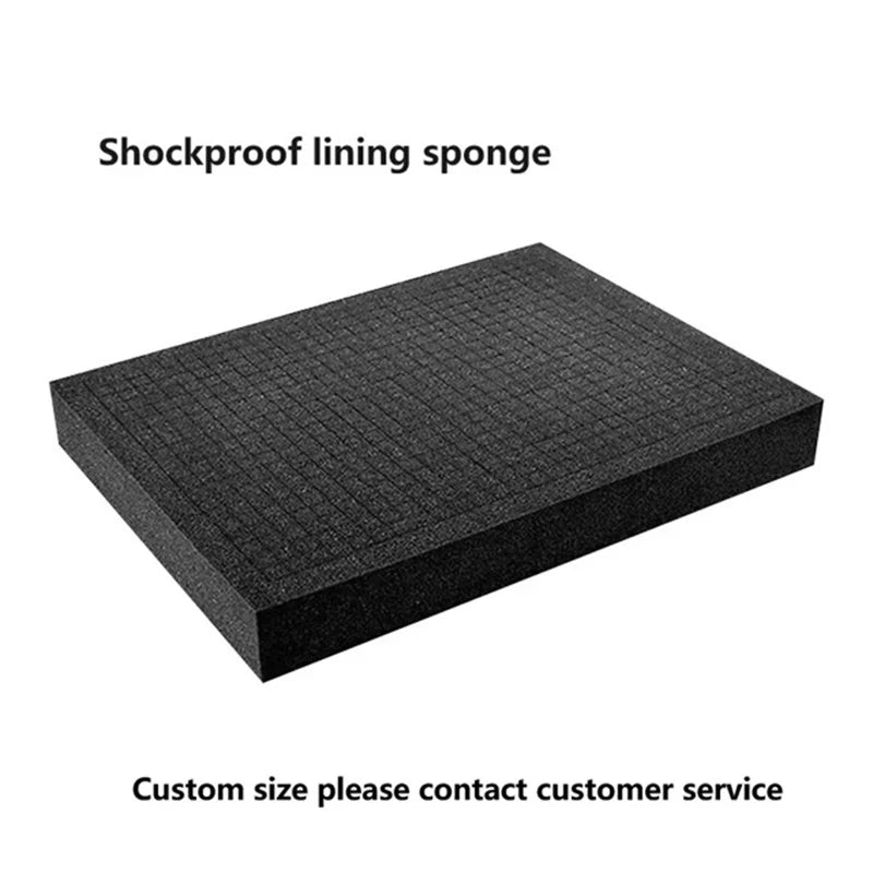 Black High-Density Sponge Pad Hand Torn Grid Shock-Absorbing Inner Tray Foam for Gift Box Packaging Grid Lining