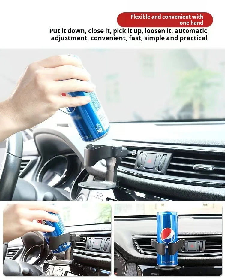 Car Cup Holder Air Vent Outlet Drink Coffee Bottle Holder Can Mounts Holders Beverage Ashtray Mount Stand Universal Accessories