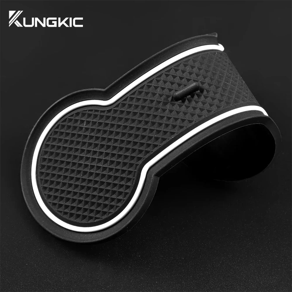 For Renault Captur 2 2019 2020 2021 2022 2023 Anti-Slip Gate Slot Cup Mat Non-Slip Door Groove Pad Interior Accessories Coaster