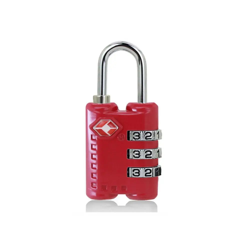 Small Padlock TSA Customs Lock Cable Luggage Lock Anti-Theft Combination Lock High Security Waterproof Steel Cable Padlock