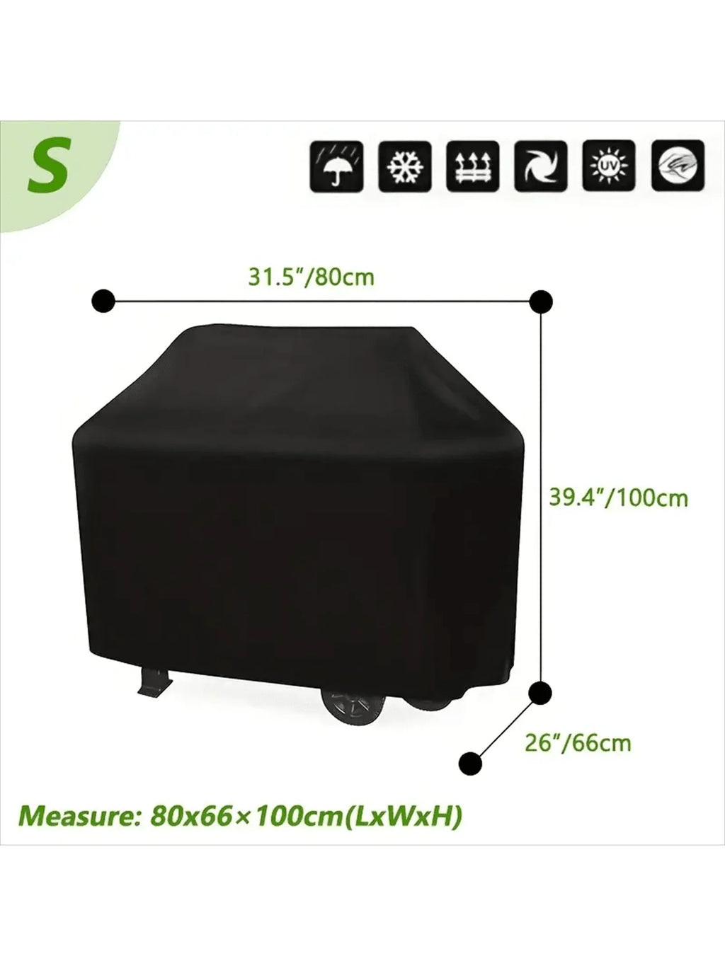 BBQ Outdoor Barbecue Cover Manufacturers Provide Outdoor Furniture Waterproof Rain and Dust Cover Oxford Cloth Barbecue Cover