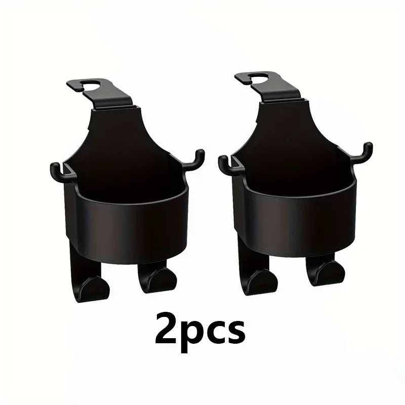 1/2Pcs Car Seat Cup Holder Car Seat Back Multi-functional Hook Rear Creative Water Cup Holder Car Decoration Accessories