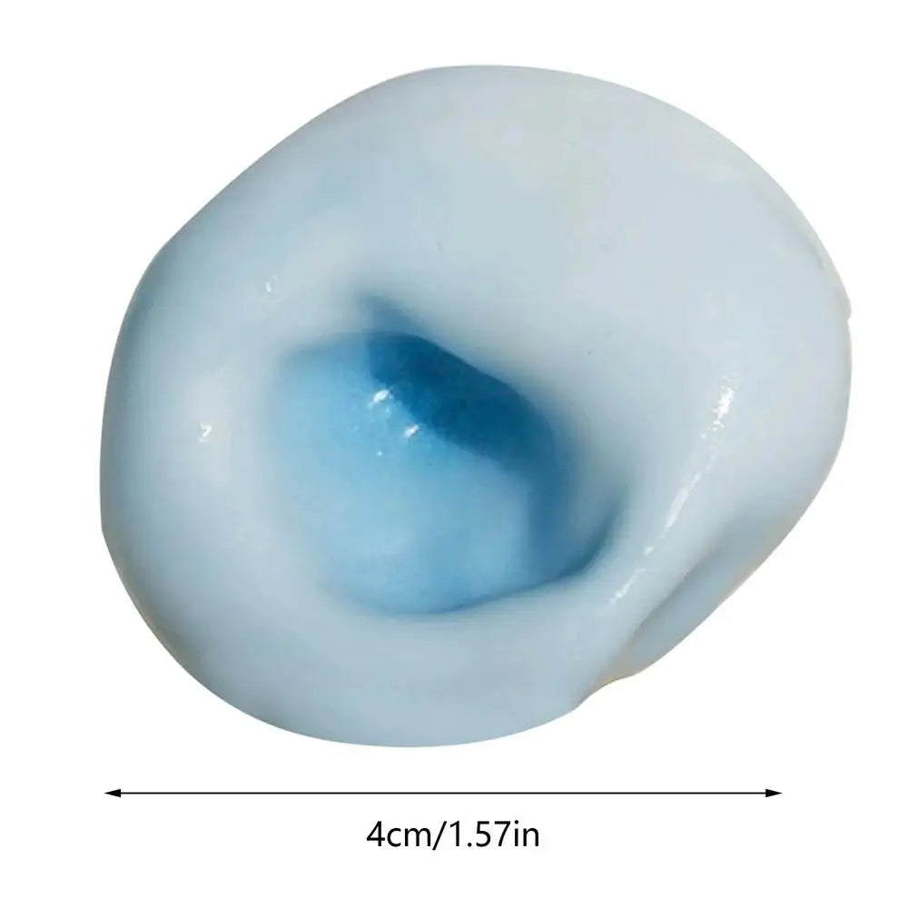 Stress Relief Ball Squishys Toys Plasticity Ice Skin Super Soft Ultra-Thin Sticky Handmade Ball Light Squeez Stress Relieving