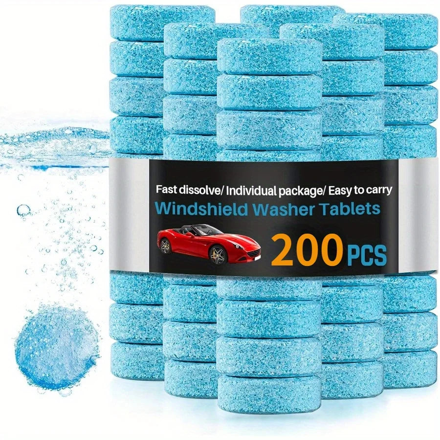 50/100/200Pcs Car Windshield Washer Tablets  Glass Cleaner Concentrate Fluid Car Windshield Cleaner Automotive
