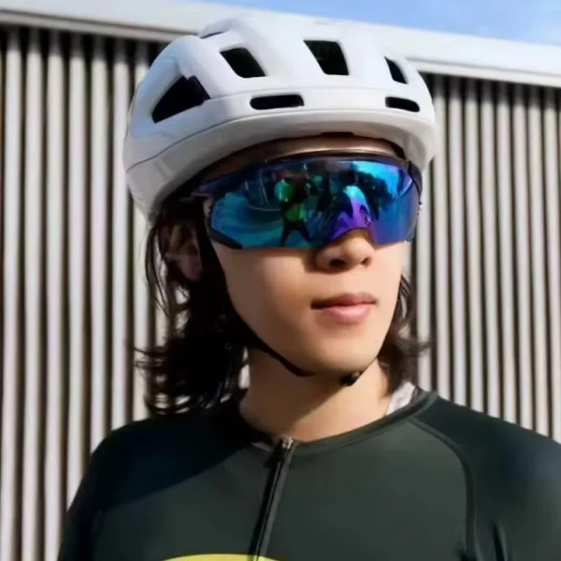 New UV400 Sports Sunglasses for Men Women Cycling Running Hiking Driving Glasses Retro Windproof Outdoor Sunglasses Anti Glare