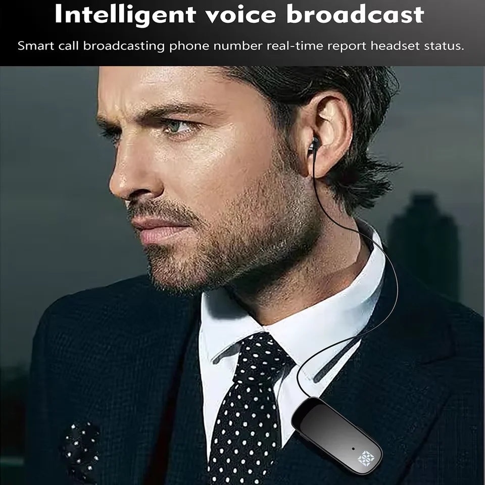 K65 PK K55 F920 Pro Lavalier Business Bluetooth 5.2 Headphone 20H Music LED Digital Display Noice Cancelling Wireless Earphones