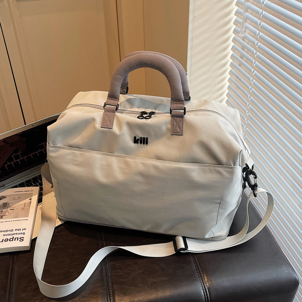 Lightweight Portable Korean Japanese Travel Bag Women's Fitn Bag Materni Bag Ort Trip Handheld Storage Lage Bag