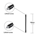 Metal Monopod Metal Tube Rod With 1/4inch Screw Flexible Tripod Extension Tube Lightweight Pole Extender Accessory SLR Cameras