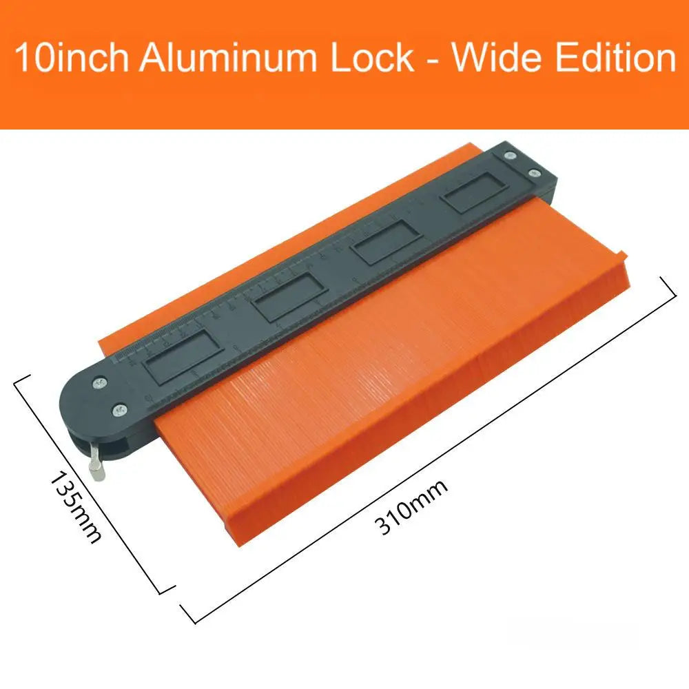 Contour Gauge Engraved Scale Contour Gauge Profile Tool Duplicator Measure Copy Tool Shape Duplicator for Woodworking Flooring