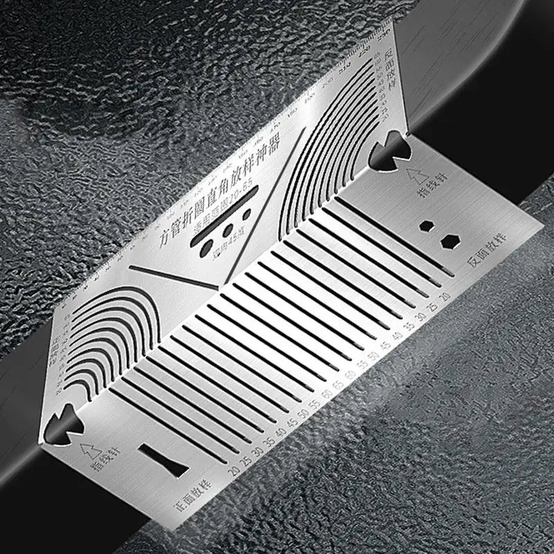 Precision-Flex Angle Arc Marking Tool Metal Fabrication Pipe Saddle Cutting Guide All In 1 Measuring For Welding Metalworking