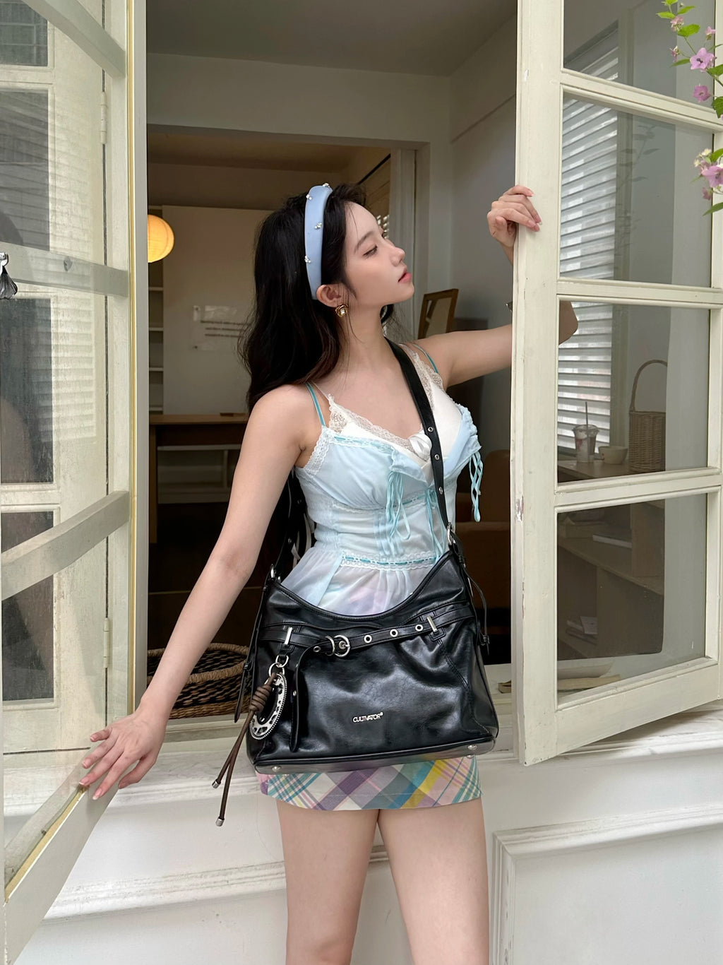 Cultivator Original Retro Simple Large Capacity Commuter Versatile Hobo Bag 2026 Summer New Soft Polyester  Zipper Closure