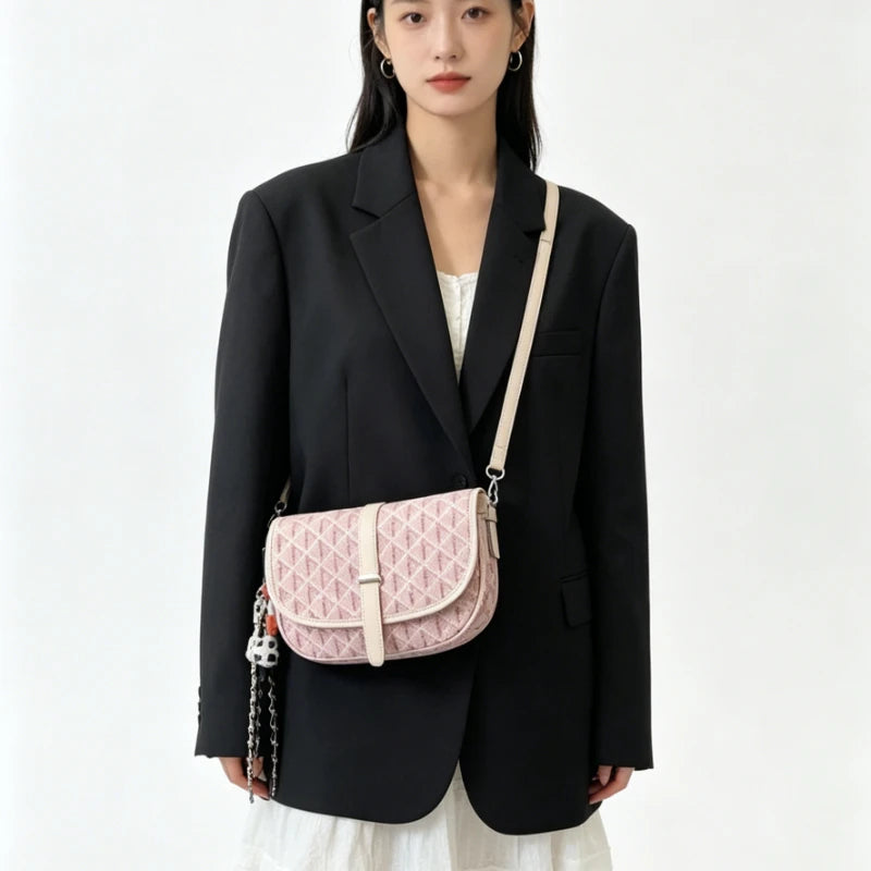 Unique Leisure Diaper Bag Crossbody Shoulder Bag Women Handbag Tote Large Capacity Luxury Brand Letter Logo