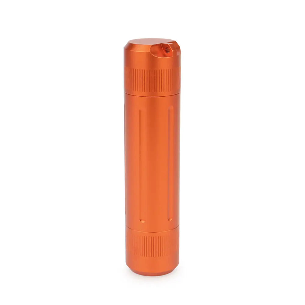 CNC Aluminum Alloy Black Waterproof Bottle Camping Survival Seal Bottle EDC Outdoor Tool