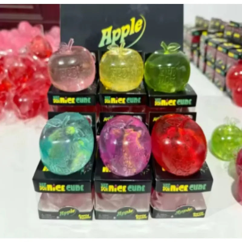 NeeDoh Apple Maltose Press Relaxation Toys, Soft and Will Rebound Slowly, Help Relieve Stress, Sensory Toy Gifts.