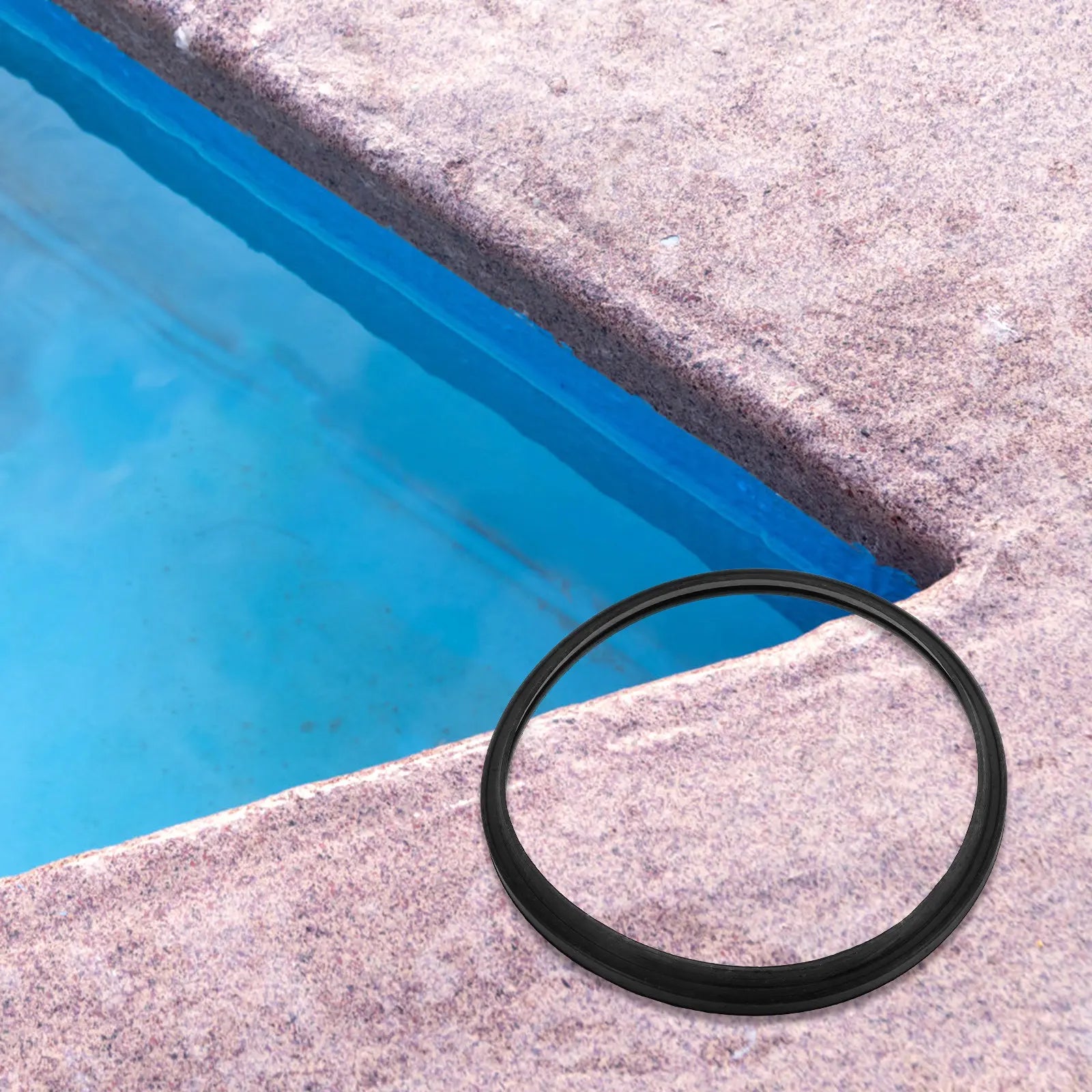 Swimming Pool Lighter Gasket Seal Lens Replacement Lights Rubber Ring Black Lighting